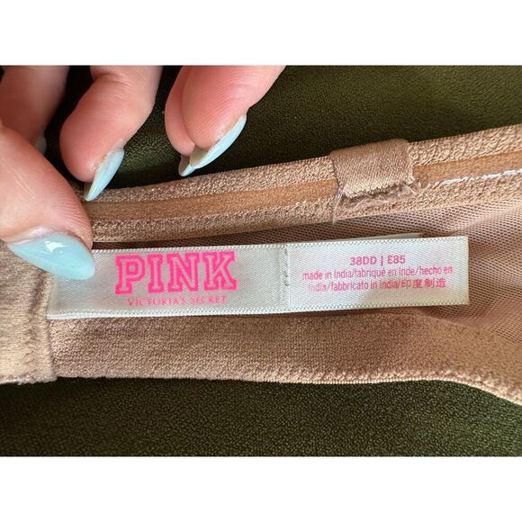 Victoria's Secret PINK Beige Strapless Bra 38DD - Picture 4 of 4